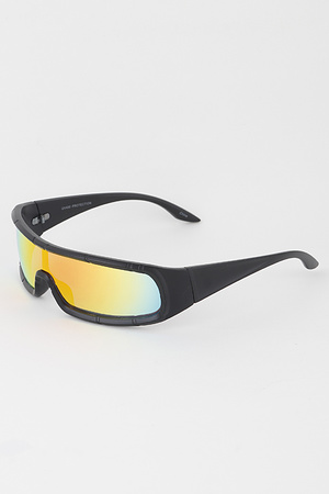 Abstract Future Polycarbonate Sunglasses