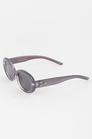 Retro Round Oval Sunglasses