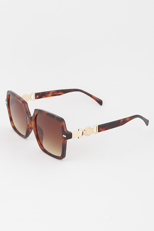 Half Moon Chain Sunglasses