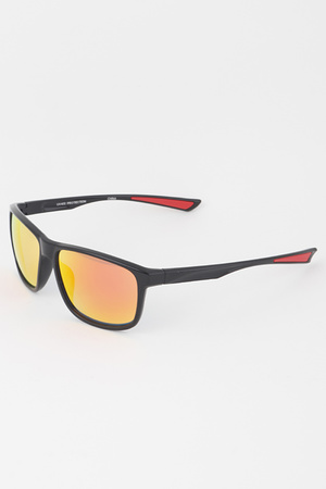 Mirror Iens Sporty Sunglasses