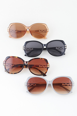 Jeweled Open Bar Sunglasses