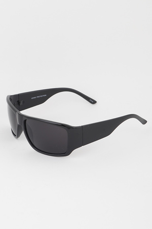 Simple Rimmed Square Sunglasses