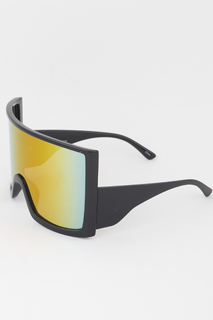 Oversized Outdoor Shield Sunglasses
