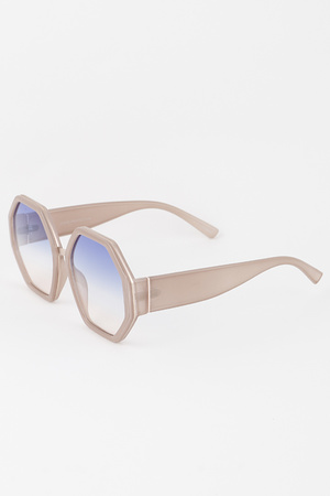 Modern Gradient Geometric Sunglasses
