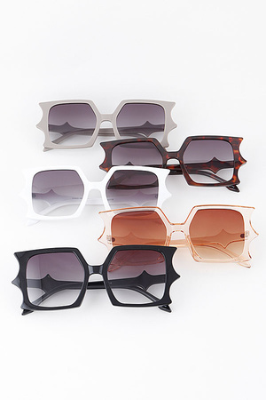 Bat Wing Gradient Sunglasses
