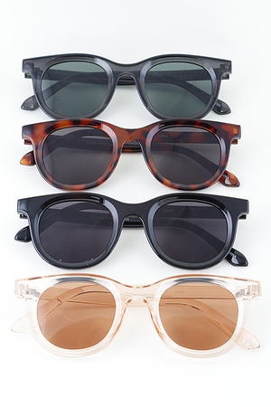 Classic Tinted Round Sunglasses