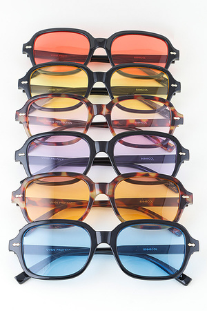 Bright Tinted Arrow Sunglasses