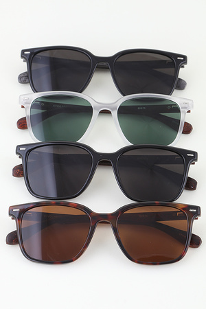 Two Toned Engraved Wayfarer Sunglasses