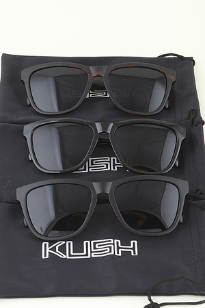 KUSH Tortoise Wayfarer Sunglasses