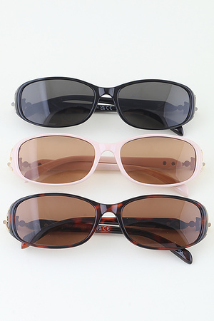 Bejeweled Fox Frame Sunglasses