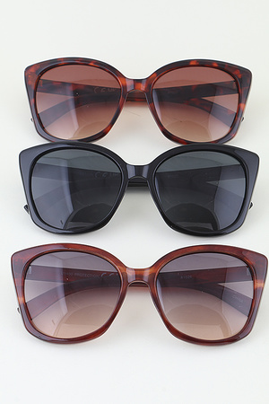 Modern Grain Cateye Gradient Sunglasses