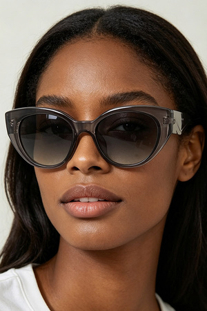 Modern Block Cateye Sunglasses