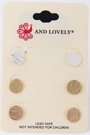 Simple Daily Earring Set 8LAD6