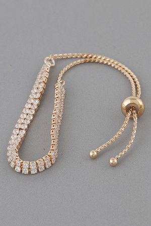 Adjustable Rhinestone Bracelet