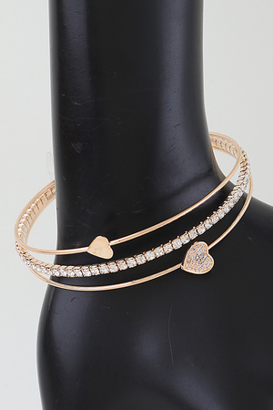 Be My Heart Open Cuff Bracelet