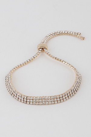 Adjustable Luxury Rhinestone Bracelet