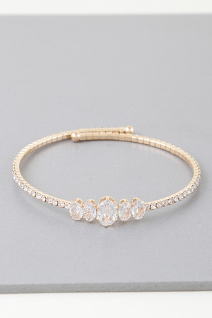 Bejeweled Tiara Wrap Bracelet
