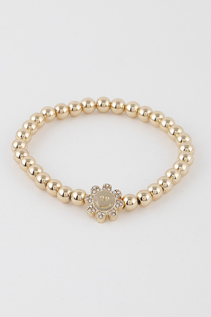 Happy Flower Beaded Bracelet