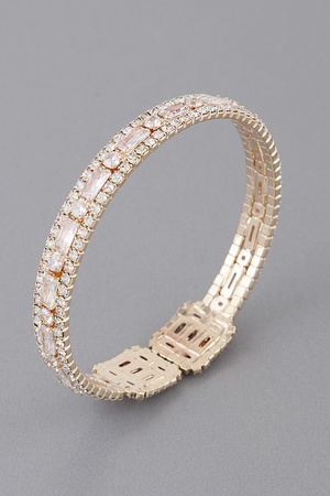Rhinestone Cuff Bracelet