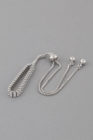 Classic Rhinestone Adjustable Bracelet