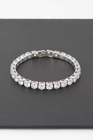 Jeweled Rhinestone Clasp Bracelet