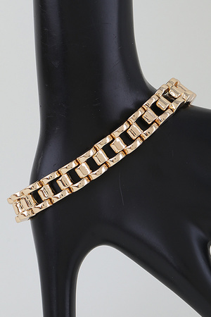 Classic Box Chain Cuff Bracelet