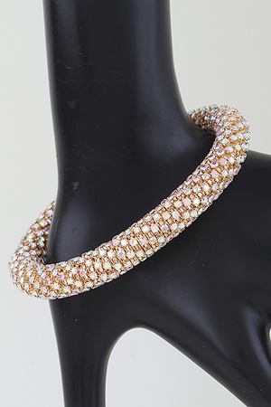 All Round Jeweled Cuff Bracelet