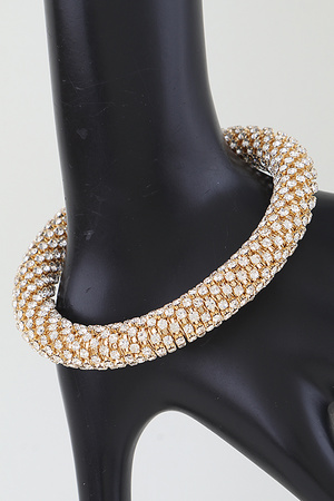 All Round Jeweled Cuff Bracelet