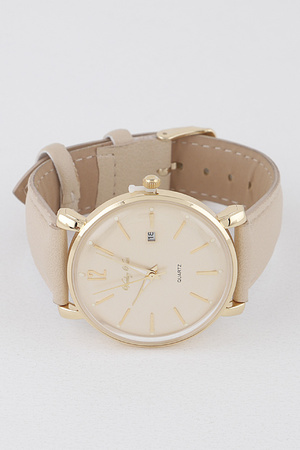 Simple Suede Watch