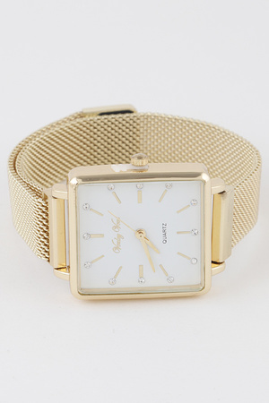 Square Mesh Bend Watch