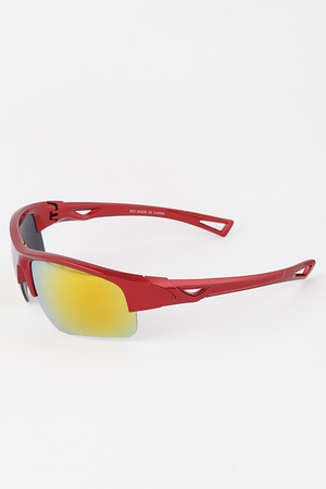 Bright Top Curved Sunglasses