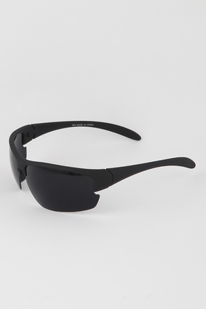 Sleek Curved Sunglasses