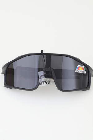 Wide Polarized Shield Sunglasses