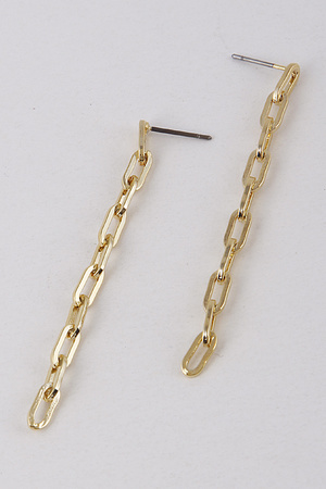 Metallic Chain Earrings 9BAD5