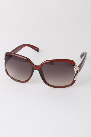 Simple Side Plated Sunglasses