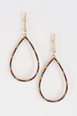Rhinestone Drop Earrings 9EBA3