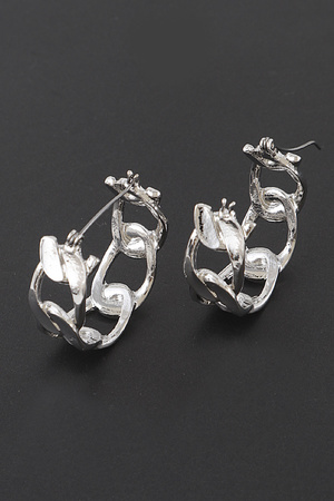 Melted Hoop Earrings