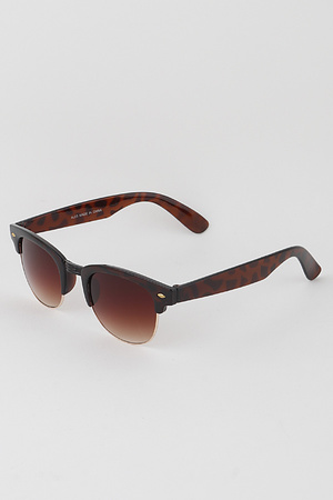 Tinted Clubmaster Sunglasses