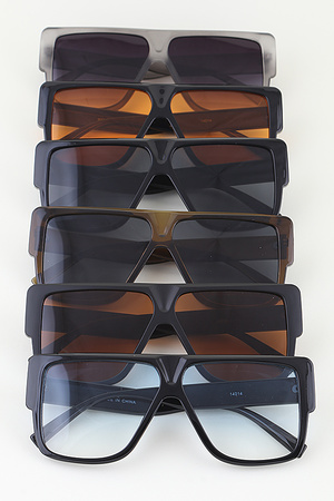 Chic Straight Block Sunglasses