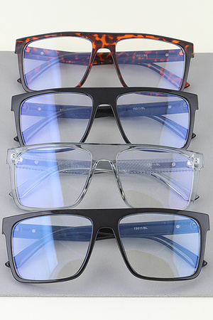 Straight Ribbed Box Optical Glasses