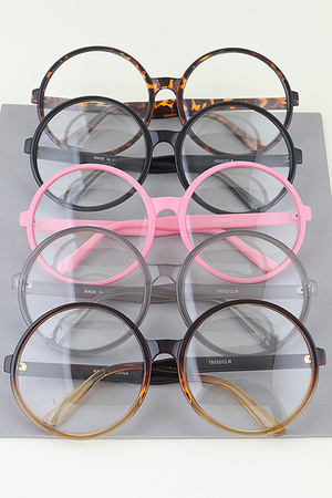 Oversized Round Optical Glasses