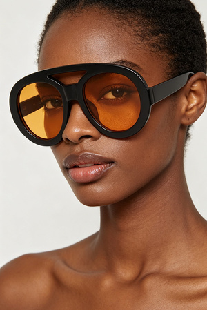 Chic Round Aviator Sunglasses