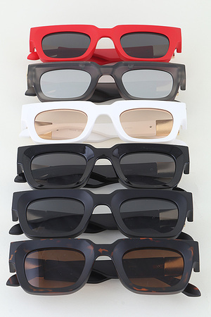 Retro Aztec Maze Box Sunglasses