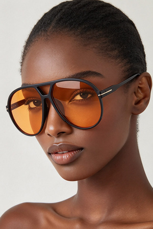 Modern Gradient Lens Aviator Sunglasses