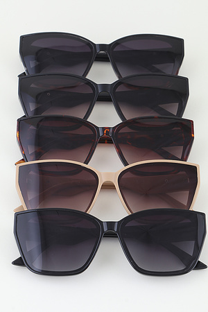 Modern Geometric Cateye Sunglasses