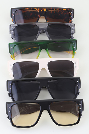 Straight Bolted Drop Sunglasses