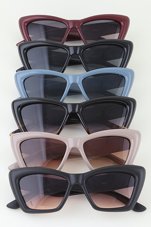 Double Bolted Cloud Cateye Sunglasses