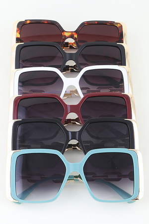 Bright Elegant Link Chain Butterfly Sunglasses