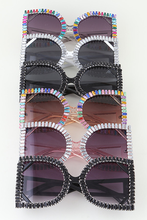 Crystallized Butterfly Sunglasses