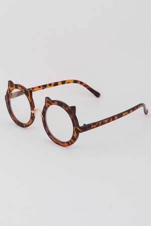 Minimal Kitty Round Optical Glasses